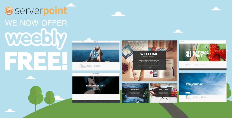 Weebly website builder with web hosting