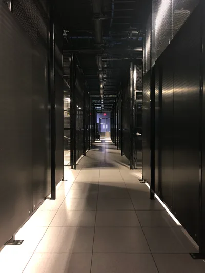 Data center entrance and lobby