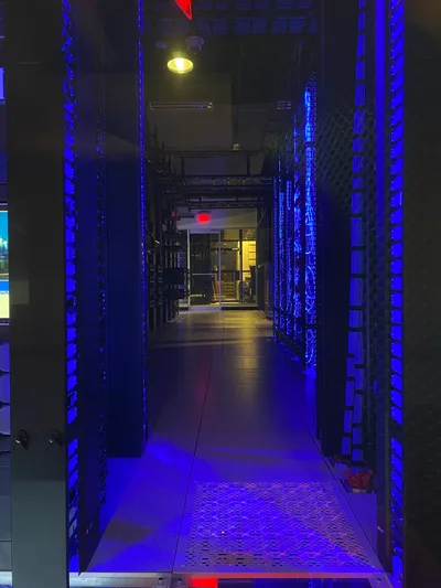 Data center corridor and security access