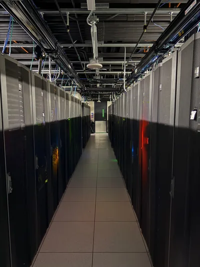 Server racks and networking equipment